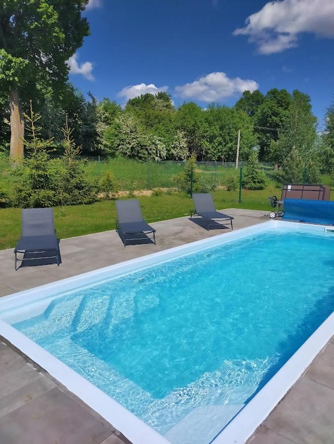 Gospodarstwo Agroturystyczne Z Basenem & Spa I Alpakami Ełk Exterior foto