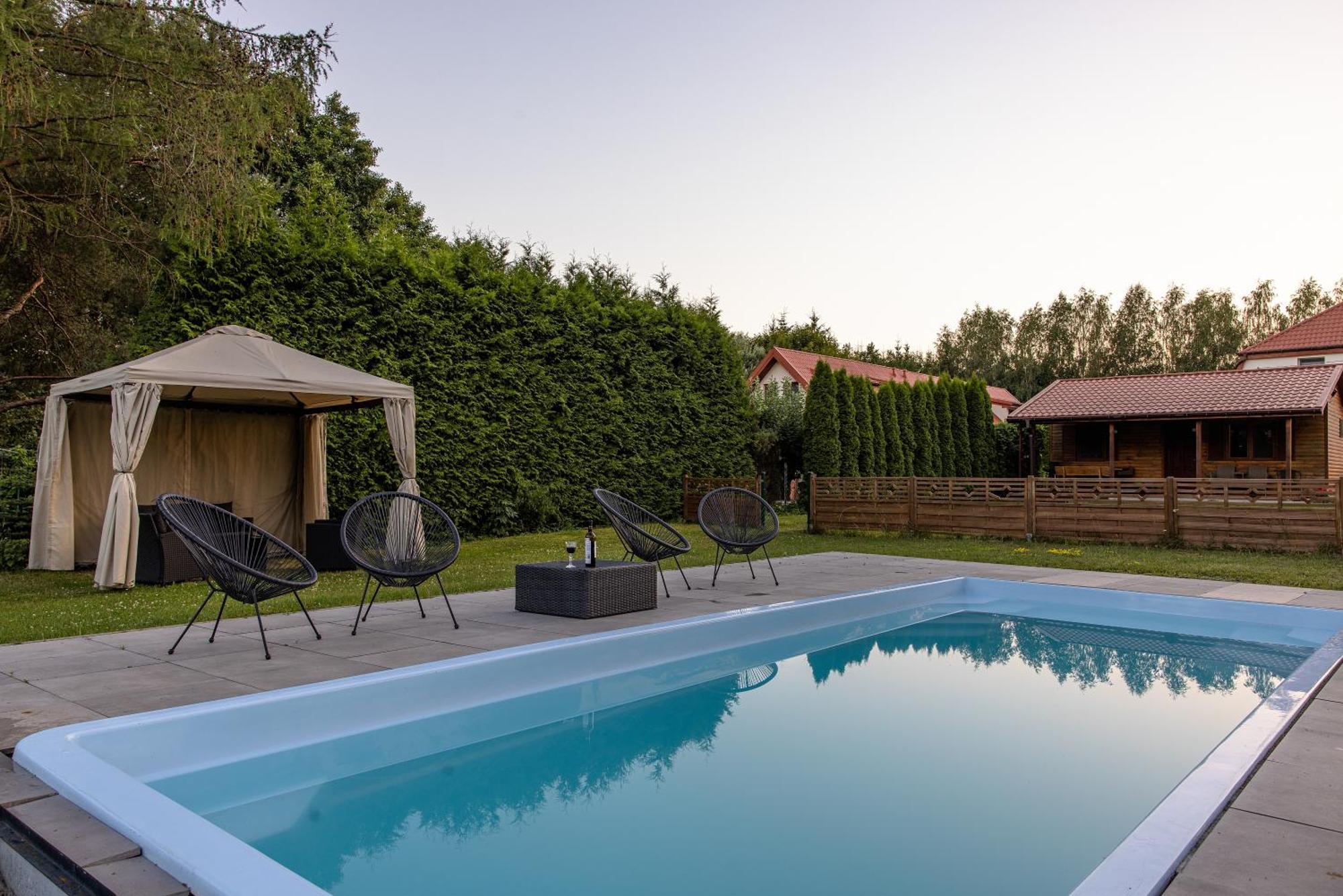 Gospodarstwo Agroturystyczne Z Basenem & Spa I Alpakami Ełk Exterior foto